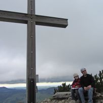 Paul und Stephan am Gipfel